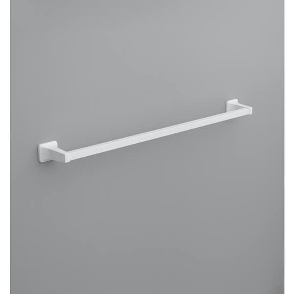 Oakbrook Collection OakBrook Satin White Towel Bar 30 in. L Die Cast Zinc 297-120607OB - main